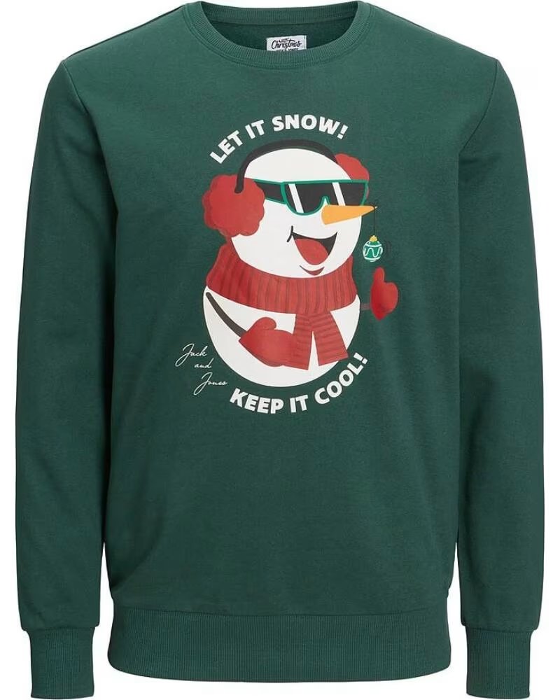 JACK AND JONES SWEAT-SHIRT JORTOON 12219685 VERDE