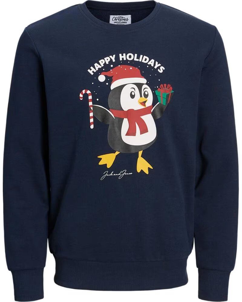 JACK AND JONES SWEATSHIRT JORTOON 12219685 AZUL MARINHO