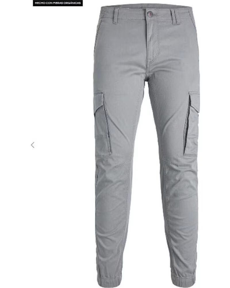 JACK AND JONES PANTALONE CARGO JJFLAKE JPSTPAUL 12139912 GRIS