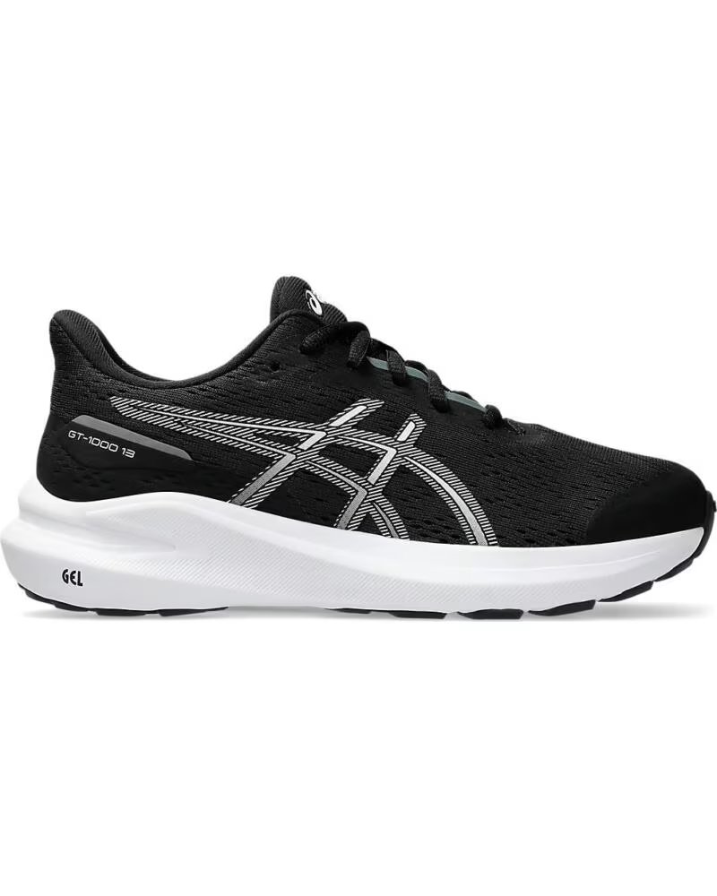 ASICS CHAUSSURES GT-1000 13 GS 1014A343 003 NOIR NEGRO