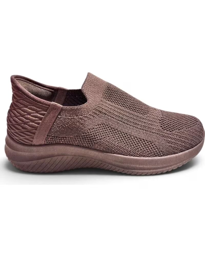 SAPATILHAS DESPORTIVAS DE MULHER TIMBOS 133660 ELÁSTICAS EM TECIDO CASTANHO MARRóN