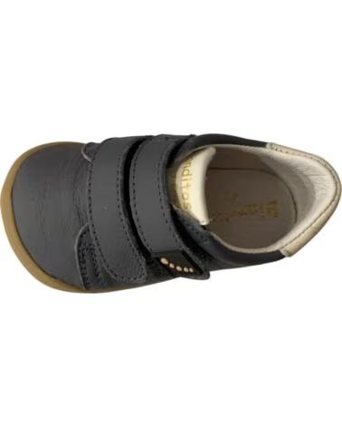 CRIOS LONDRES BASKETS PREMIER PAS EN CUIR BLEU AZUL