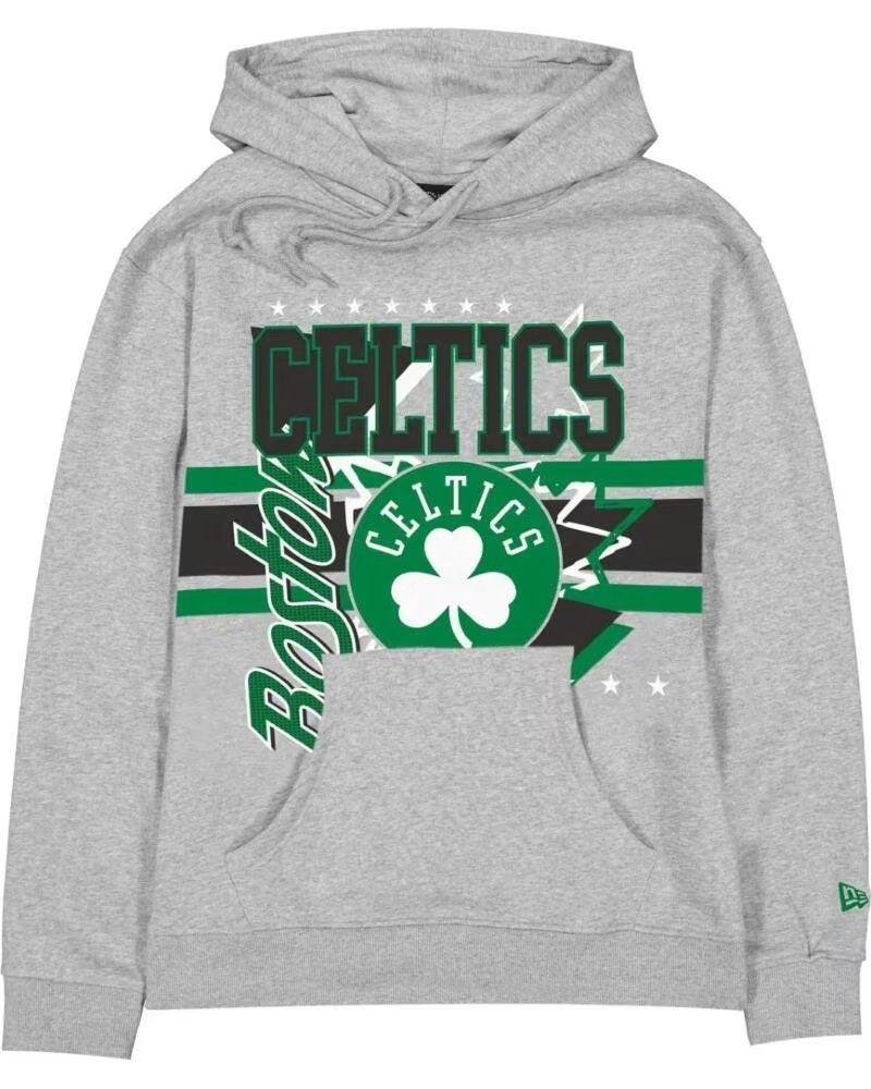 NEW ERA KAPUZENPULLOVER BOSTON CELTICS SPORT CLASSICS HEATHER GRAY 0