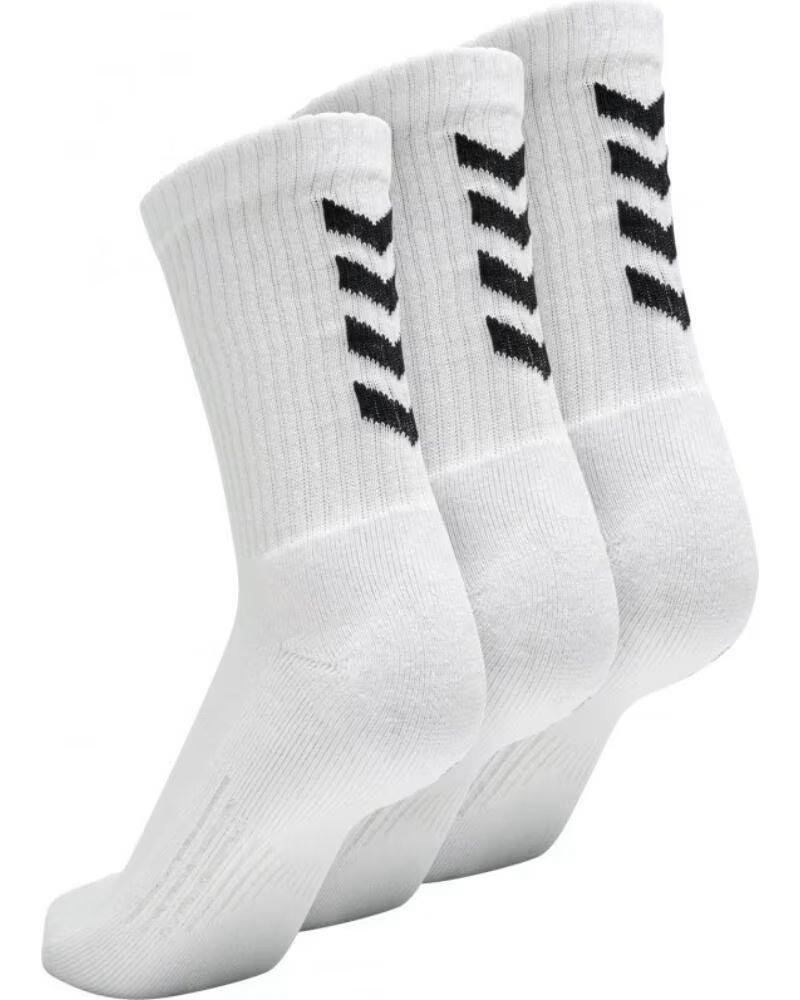 HUMMEL PACK DE 3 MEIAS BLANCO
