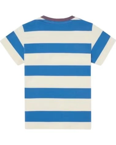 SILBON T-SHIRT MANGA CURTA MENINO RISCAS AZUL