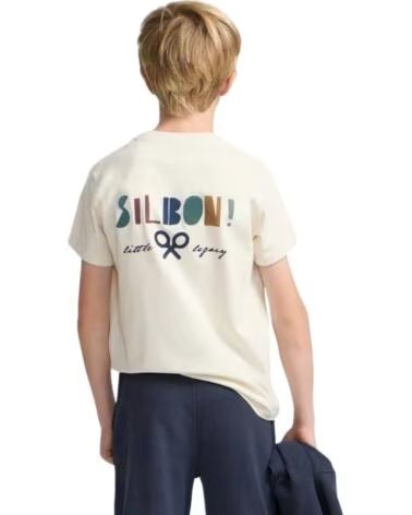 SILBON KURZARM-T-SHIRT FÜR KINDER BLANCA