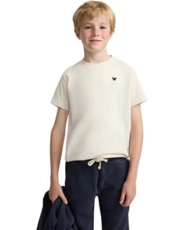 SILBON KURZARM-T-SHIRT FÜR KINDER BLANCA
