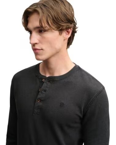 SUPERDRY T-SHIRT MANCHES LONGUES HOMME COULEUR NOIR NEGRO