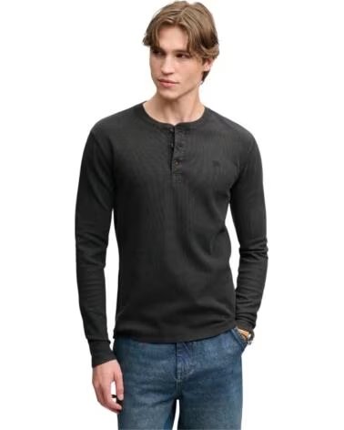 SUPERDRY T-SHIRT MANCHES LONGUES HOMME COULEUR NOIR NEGRO