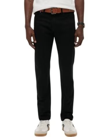 SUPERDRY PANTALONI DA UOMO NEGRO