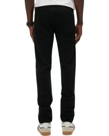 SUPERDRY PANTALONI DA UOMO NEGRO