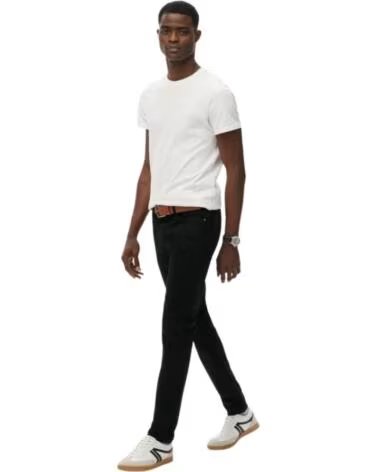 SUPERDRY PANTALONI DA UOMO NEGRO