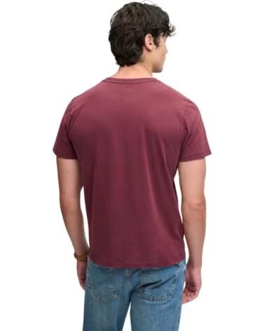 SUPERDRY T-SHIRT MANCHES COURTES HOMME ROJO