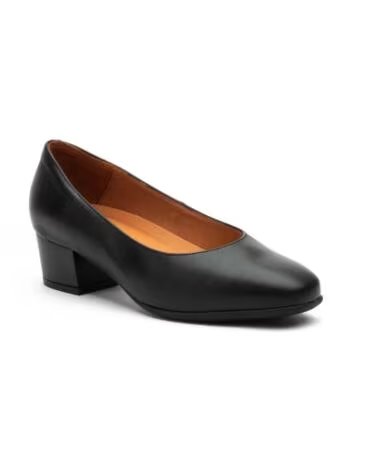 PAR Y MEDIO CHAUSSURES FEMME CUIR TALON MODELE 1631 NEGRO