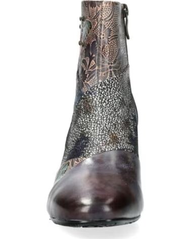 LAURA VITA TALAO-01 MEHRFARBIGE LEDERSTIEFELETTEN AZUL