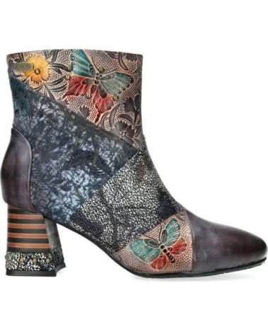 LAURA VITA TALAO-01 MEHRFARBIGE LEDERSTIEFELETTEN AZUL