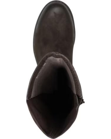 JANA 25703 BOTTES HAUTES EN NUBUCK MARRON