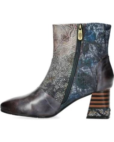 LAURA VITA TALAO-01 MEHRFARBIGE LEDERSTIEFELETTEN AZUL