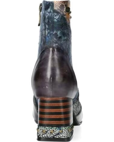 LAURA VITA TALAO-01 MEHRFARBIGE LEDERSTIEFELETTEN AZUL
