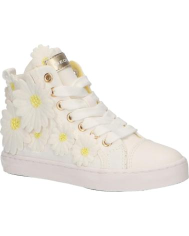 Sneaker für Mädchen GEOX J9204L 00011 JR CIAK C1000 WHITE