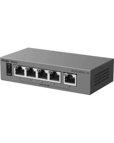 RUIJIE NETWORKS Reyee RG-ES205GC-V2 Switch Cloud 5P Gigabit No PoE