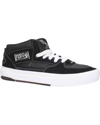 VANS OFF THE WALL SKATE SCHUHE HALF CAB WAFFLECUP SCHWARZ WEISS