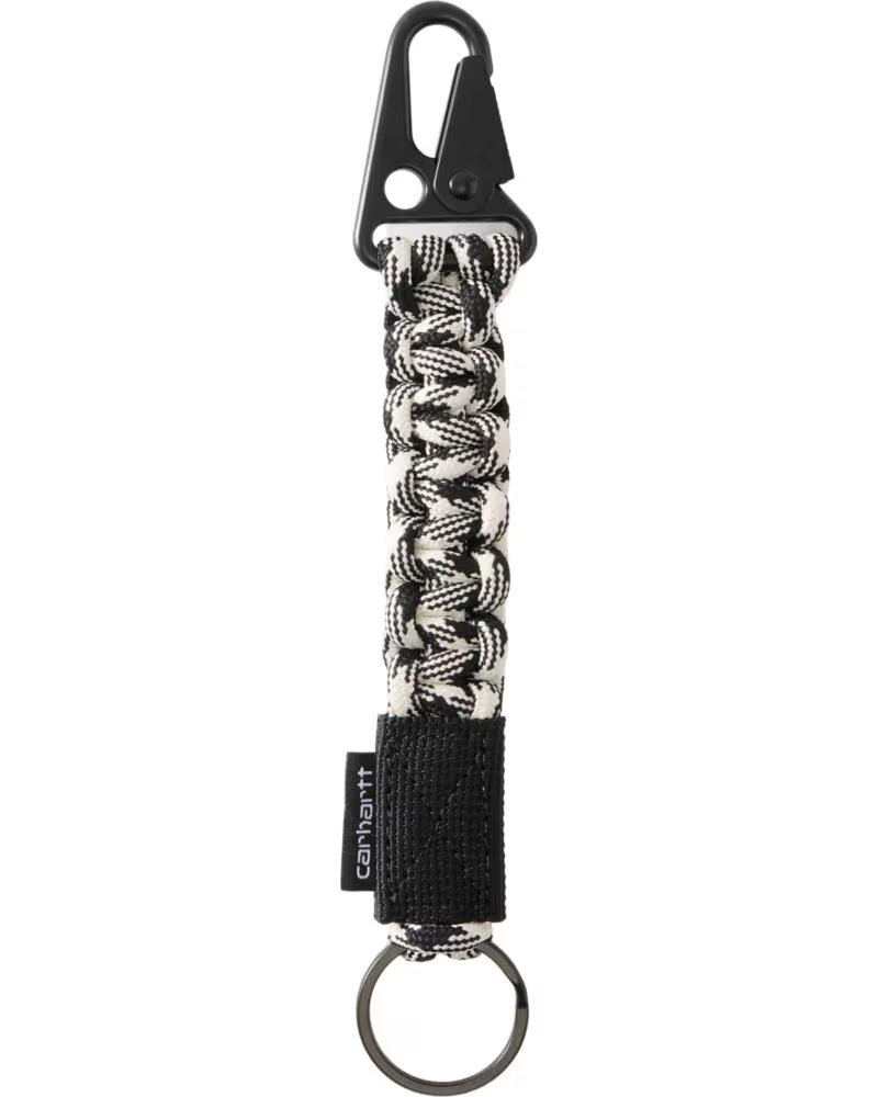 CARHARTT WIP LLAVERO CORDÓN LANYARD ROPE WAX BLACK