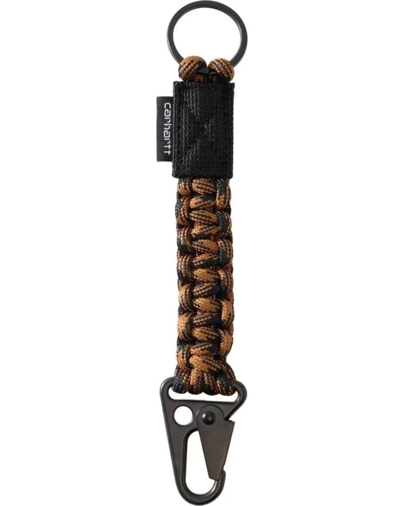 CARHARTT WIP LLAVERO LANYARD ROPE KEYHOLDER HAMILTON BROWN BLACK