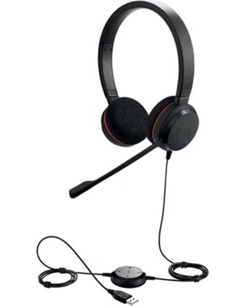 JABRA Auriculares evolve 20 ms stereo negro