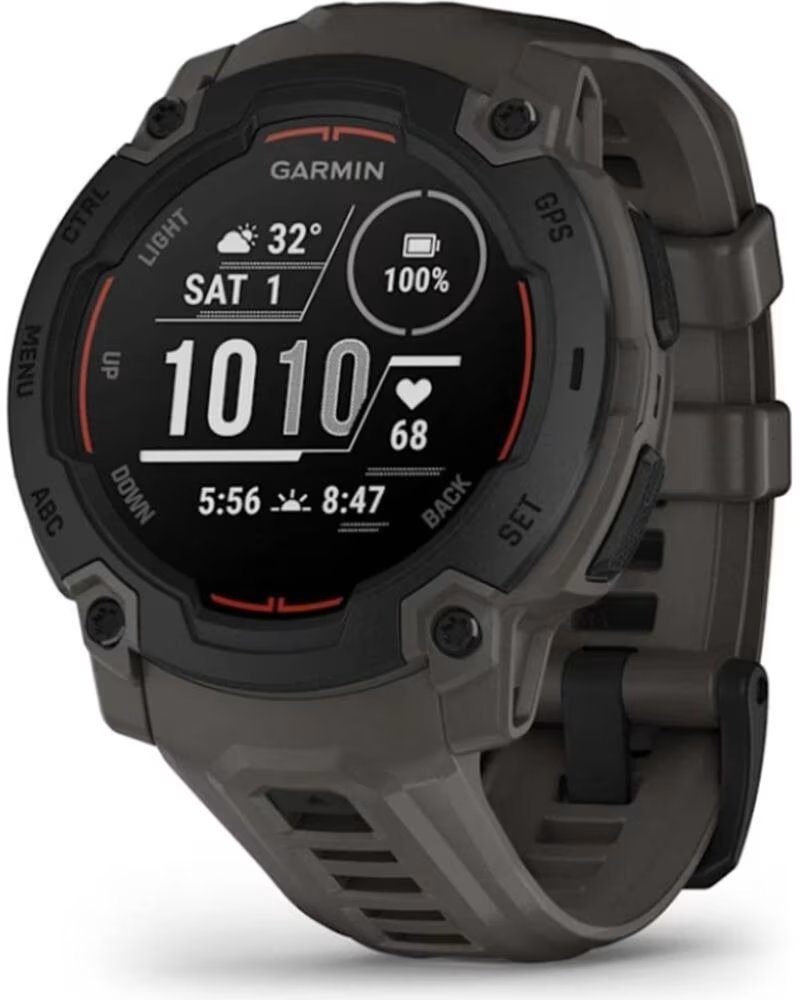 SMARTWATCH GARMIN INSTINCT E 45 MM NERO CON CINTURINO IN SILICONE CARBONE