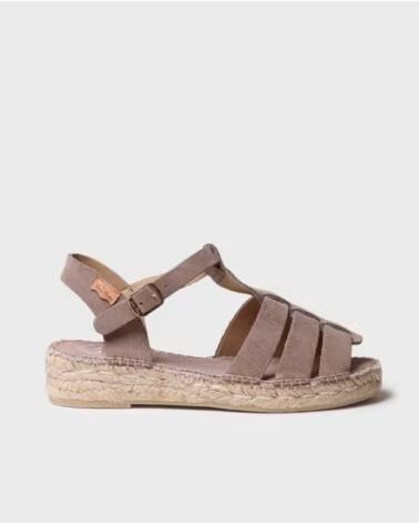 TONI PONS DAMEN ESPADRILLES MODELL 166611 BEIGE TAUPE