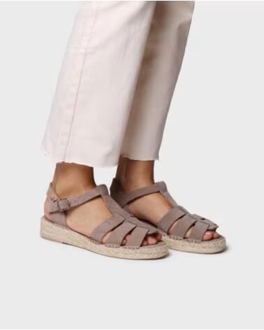 TONI PONS DAMEN ESPADRILLES MODELL 166611 BEIGE TAUPE