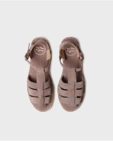 TONI PONS DAMEN ESPADRILLES MODELL 166611 BEIGE TAUPE