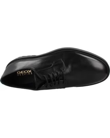 GEOX U16DRB 00043 HERREN BUSINESS SCHUHE SCHWARZ C9999