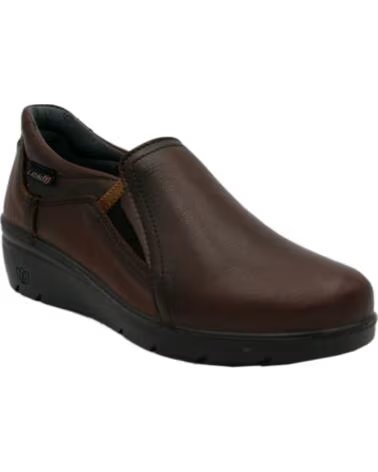 DAMEN FREIZEITSCHUHE LAURA AZAÑA 26801 AUS LEDER MARRóN