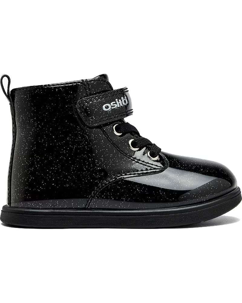 CONGUITOS STIVALETTI PER BAMBINA OSITO OSSH156013 NERO BLACK