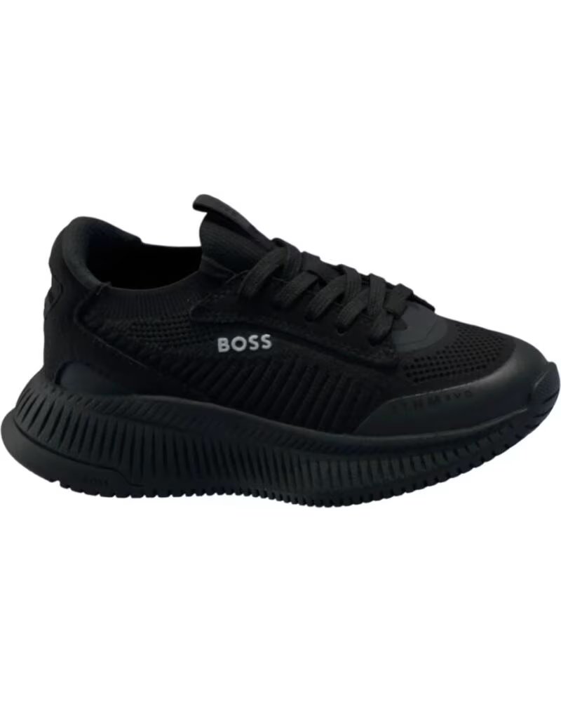 BOSS SCHWARZE KINDERSNEAKER 28