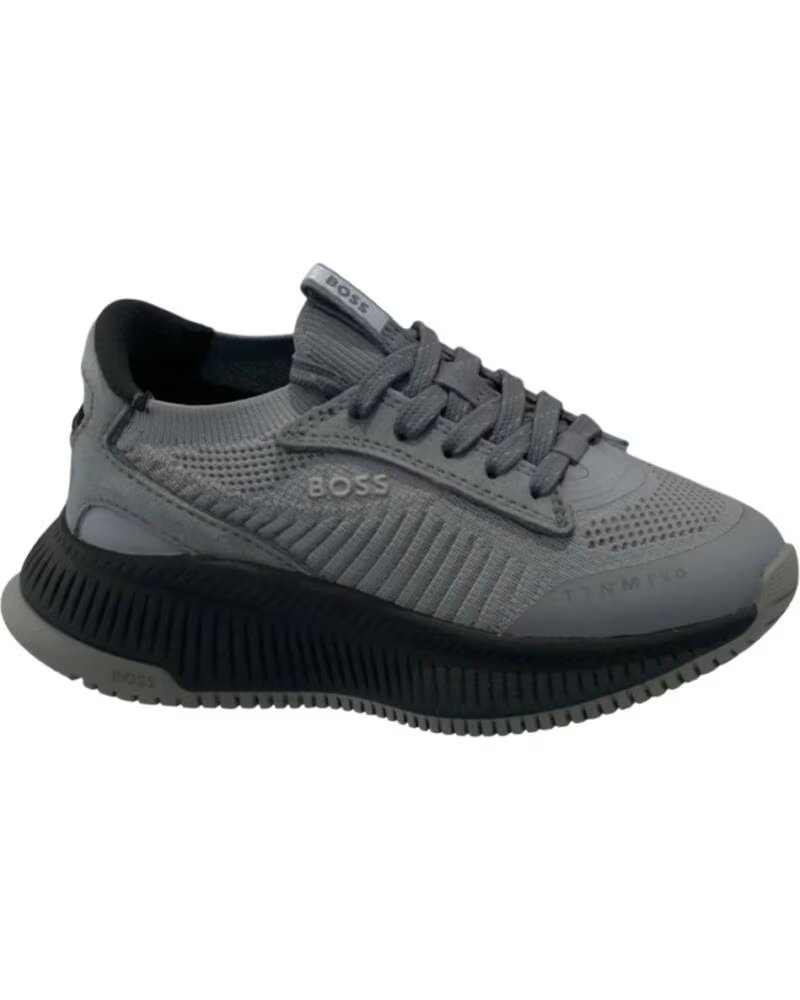 BOSS SAPATILHAS CINZENTAS PARA MENINO KIDS GRIS