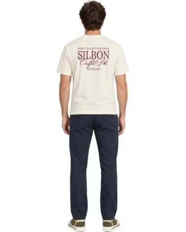 SILBON KURZARM-HERRENSHIRT CREME CREMA