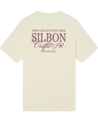 SILBON KURZARM-HERRENSHIRT CREME CREMA