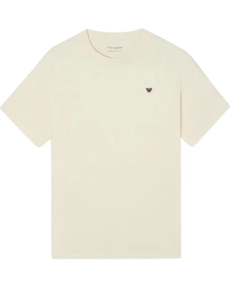 SILBON KURZARM-HERRENSHIRT CREME CREMA