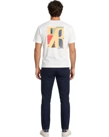 SILBON CAMISETA MANGA CORTA HOMBRE BLANCA