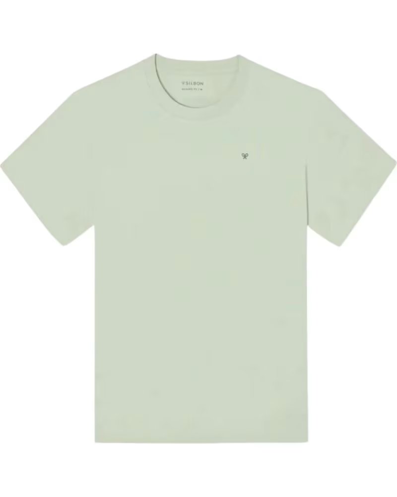 CAMISETA MANGA CORTA HOMBRE SILBON VERDE