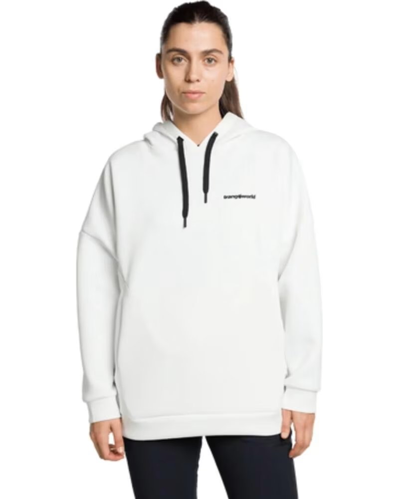 SUDADERA CON CAPUCHA TRANGOWORLD TRANGO PARA MUJER BLANCO