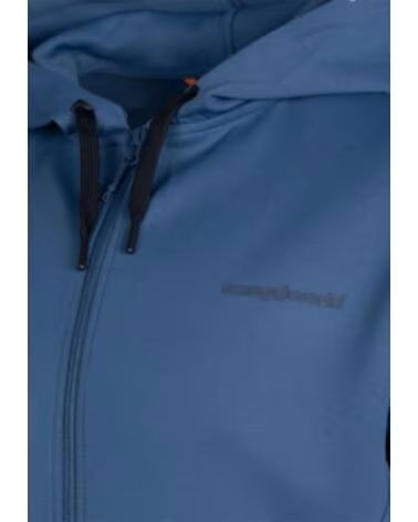 SUDADERA CON CAPUCHA Y CREMALLERA PARA HOMBRE TRANGO AZUL