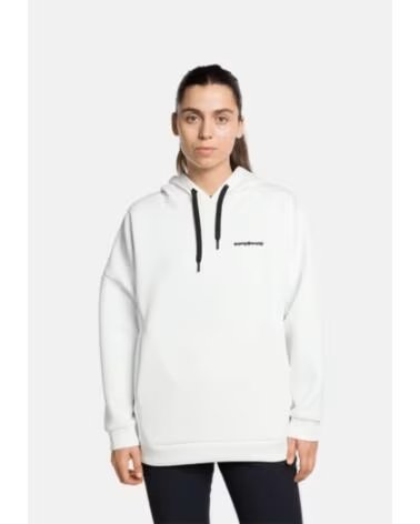 SUDADERA CON CAPUCHA TRANGOWORLD TRANGO PARA MUJER BLANCO