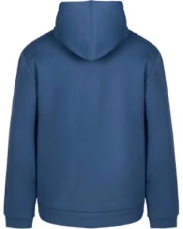 SUDADERA CON CAPUCHA Y CREMALLERA PARA HOMBRE TRANGO AZUL