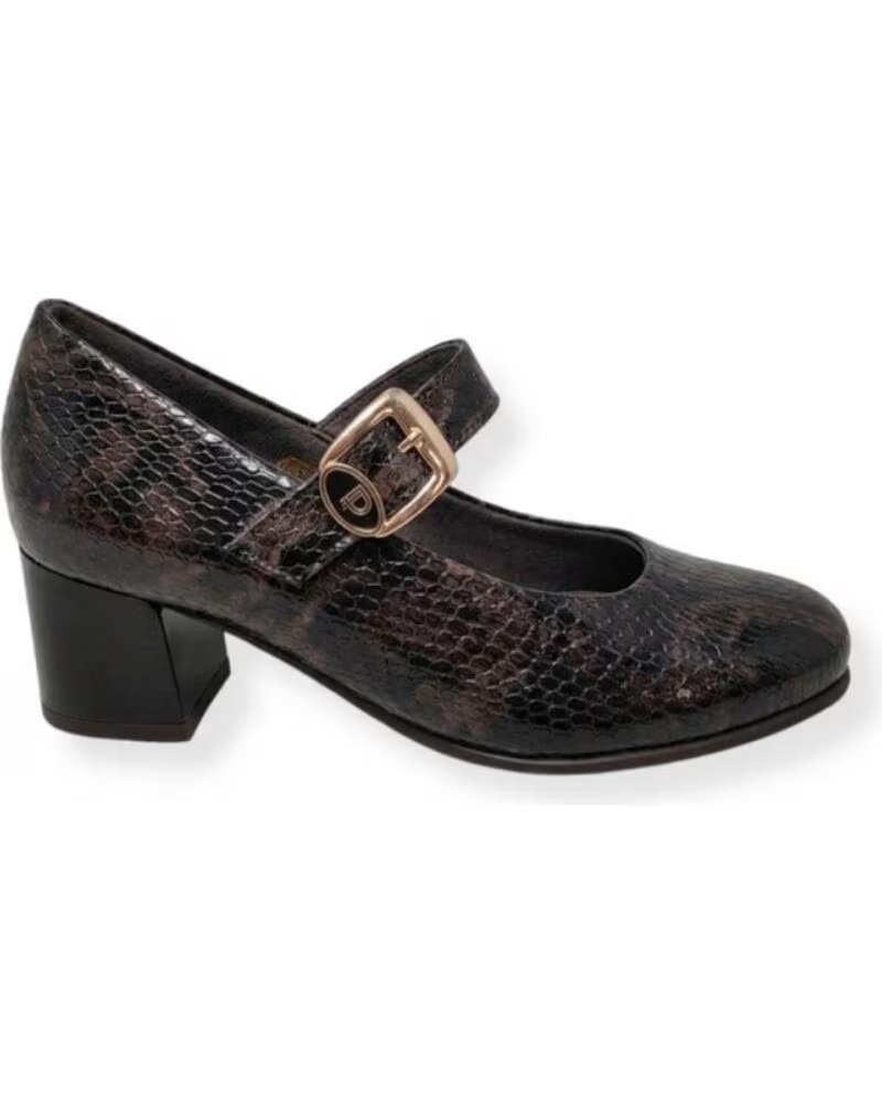 PITILLOS DAMEN MARY JANE SCHUHE 11641 BRAUN MARRóN