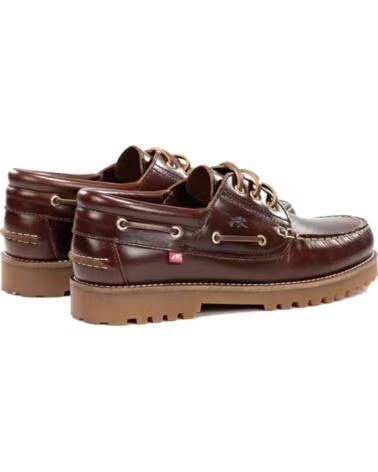 FLUCHOS NÁUTICOS HOMEM F0054 COURO CASTANHO MARRóN