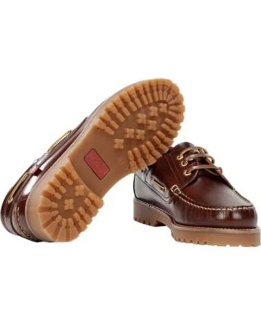 FLUCHOS NÁUTICOS HOMEM F0054 COURO CASTANHO MARRóN
